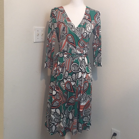 Maude Dresses & Skirts - Maude Printed Wrap Dress